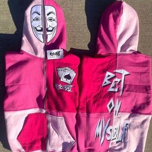 Pink bet on myself full zip